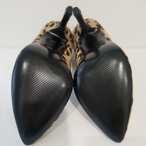 NWOT Steven Madden Leopard Calf Hair Pumps - Picture 7 of 11